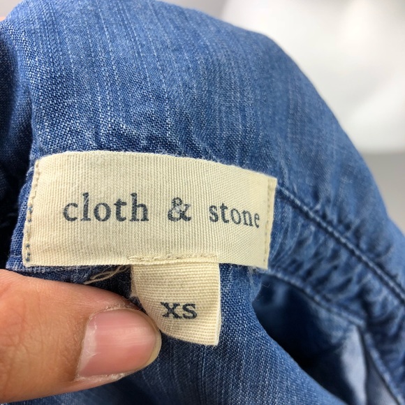 Cloth & Stone Women’s Chambray Popover Size XS - Picture 5 of 5